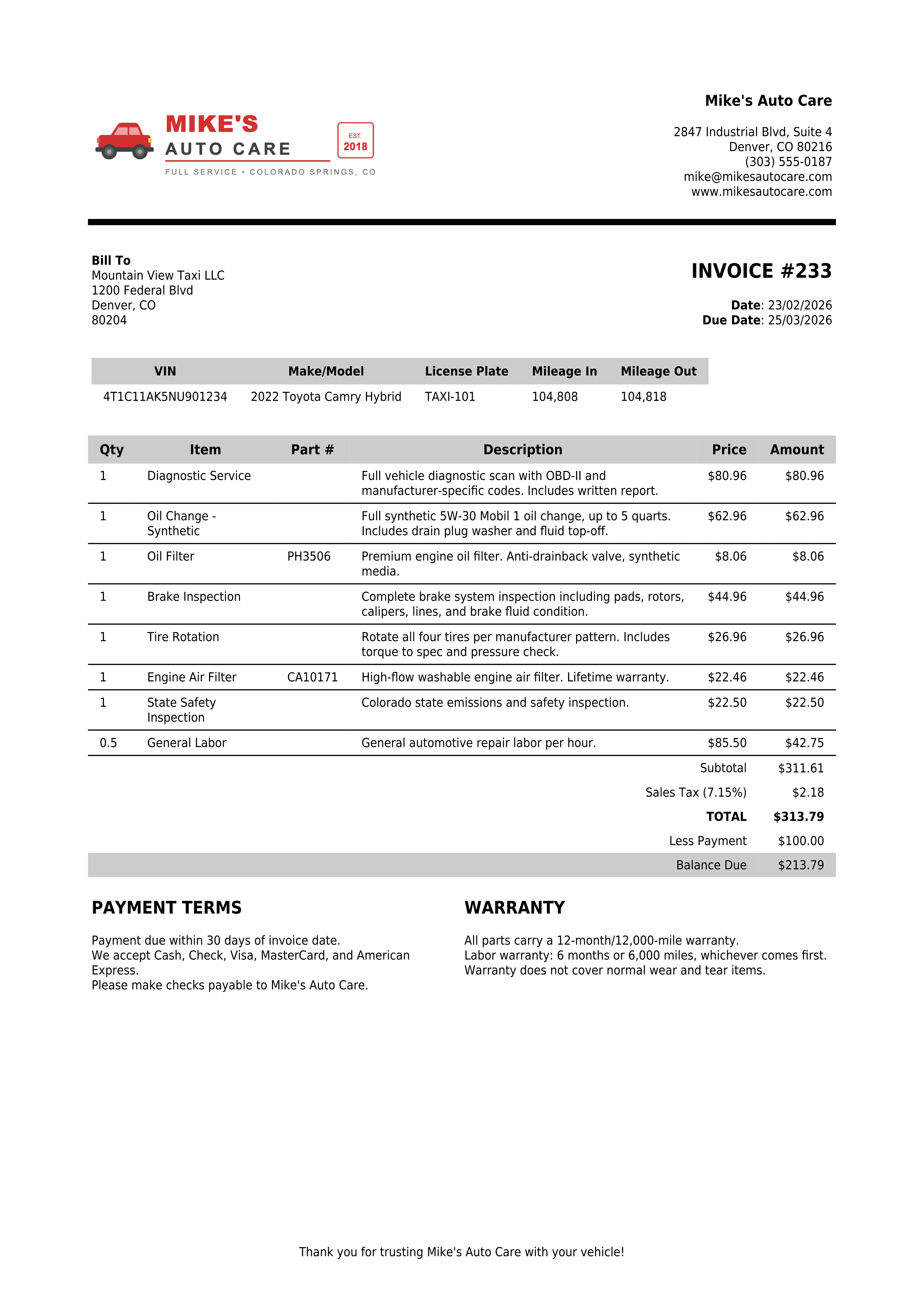 MobileBiz Pro dashboard