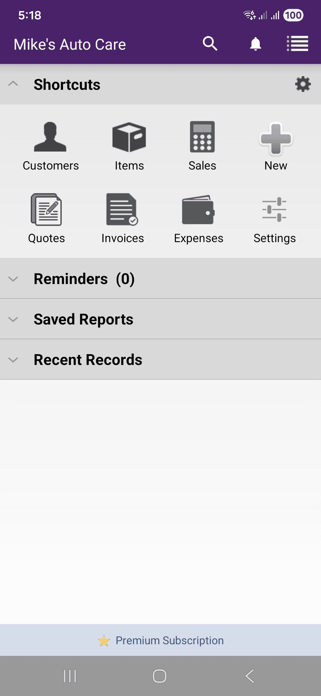 MobileBiz Pro invoice preview